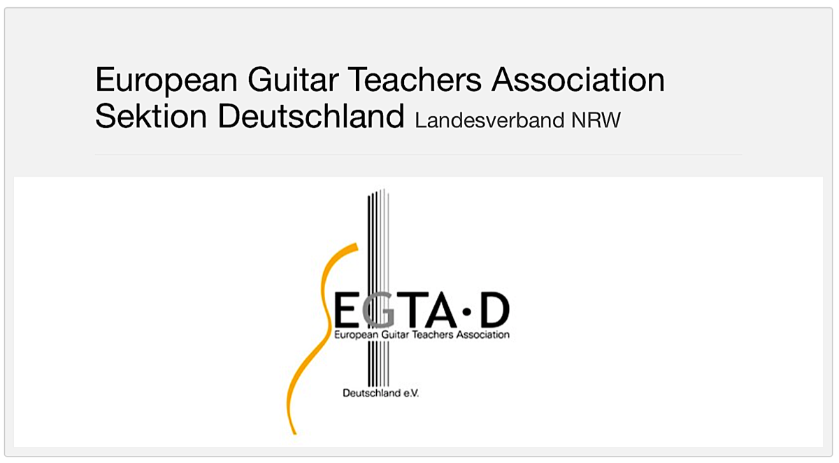 EGTA-D | European Guitar Teachers Association Sektion Deutschland - Landesverband NRW